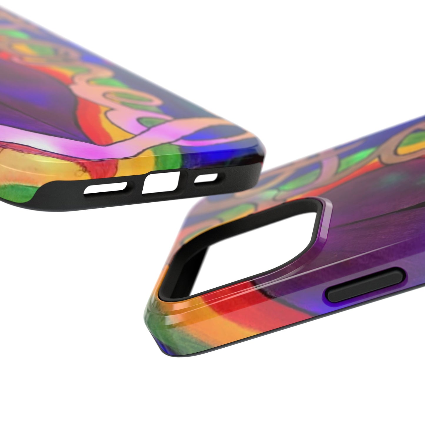 Vibrant Impact-Resistant Phone Cases, Colorful Phone Covers, Artistic Phone Protection, Unique Cases for Travel, Gift for Creative Souls