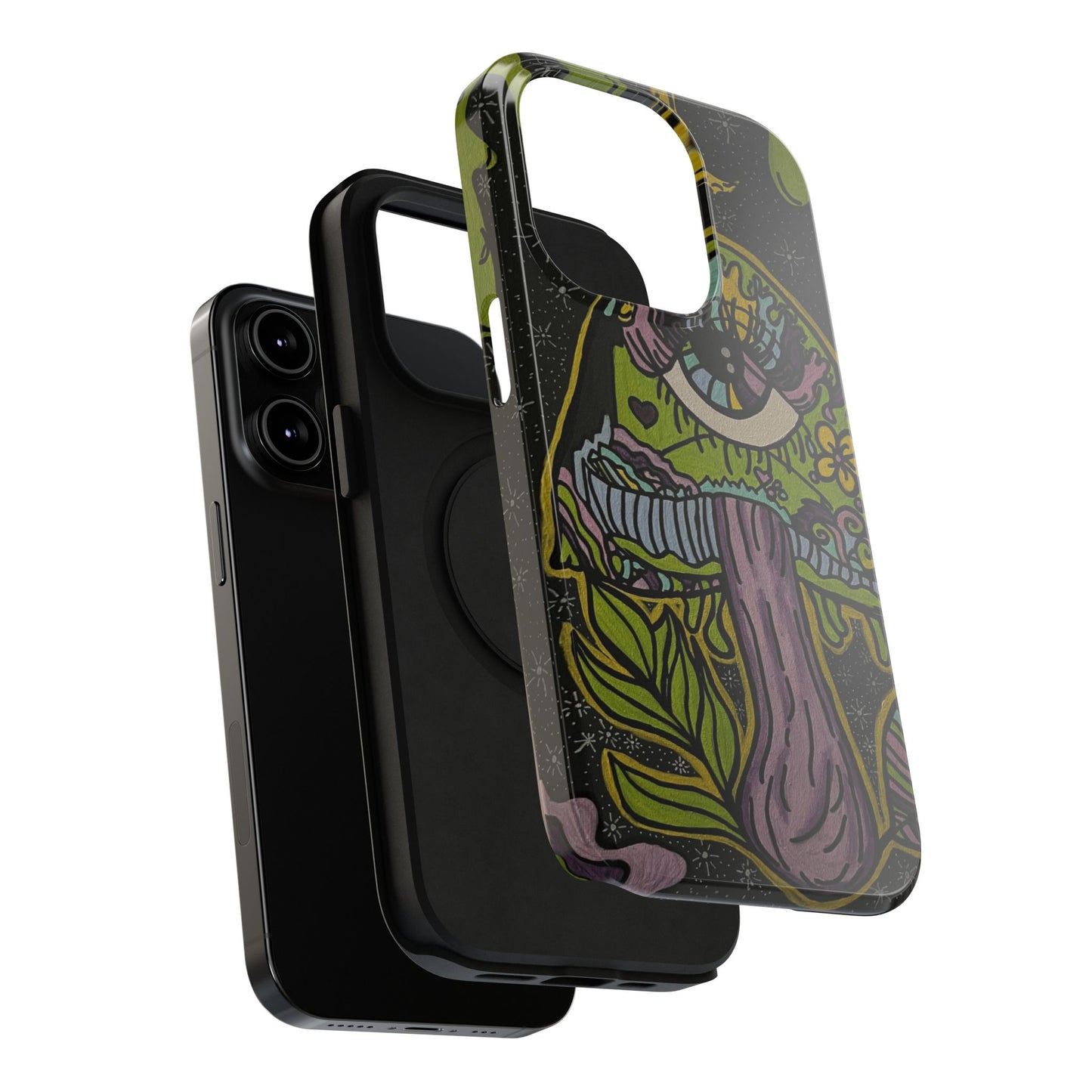 Artistic Impact-Resistant Phone Cases | Unique Design, Cartoon Aesthetic, Gift for Teens, Trendy Accessories, Casual Style