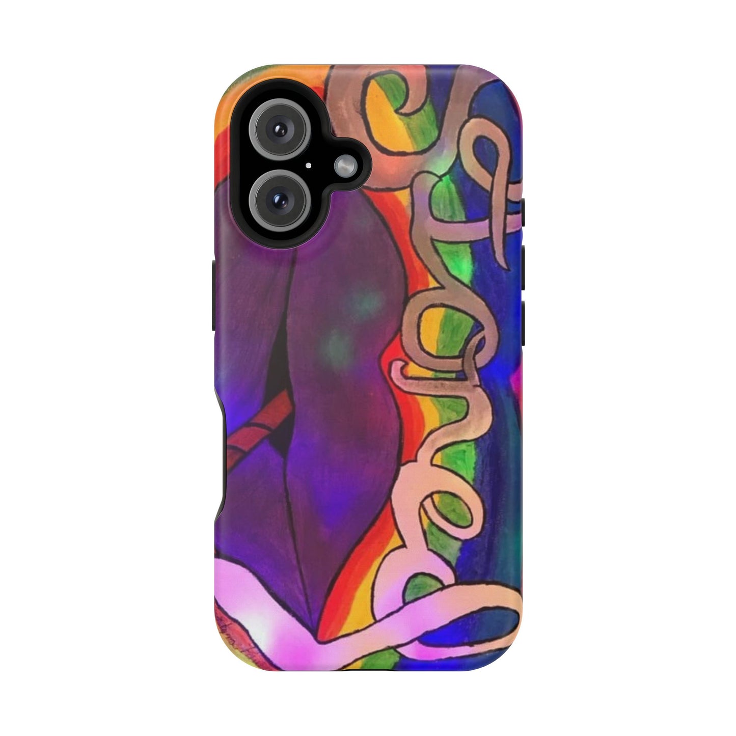 Vibrant Impact-Resistant Phone Cases, Colorful Phone Covers, Artistic Phone Protection, Unique Cases for Travel, Gift for Creative Souls